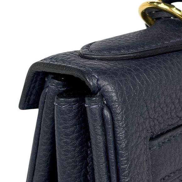 Hermes Kelly 28 Internal Stitching 2WAY Shoulder Bag Handbag Taurillon Clemence - Picture 7 of 11